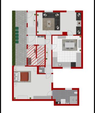 Foto - Wohnung 750€ Limbach - 900,00&nbsp;EUR Kaltmiete, ca.&nbsp; 74,00&nbsp;m&sup2;