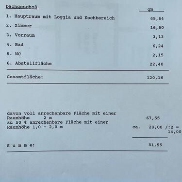 Foto - Dachgeschoßwohnung in Erfurt zur Miete