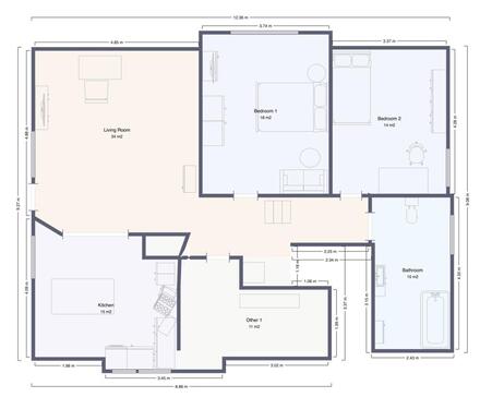 Foto - Etagenwohnung zur Miete in Hirschaid