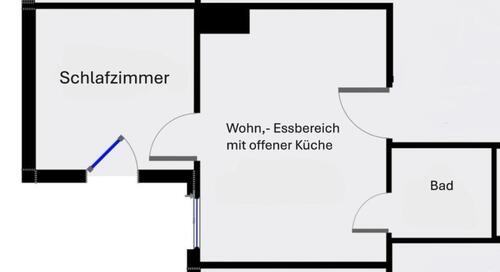 Foto - Wohnung zur Miete - Erstbezug - 485,00&nbsp;EUR Kaltmiete, ca.&nbsp; 25,00&nbsp;m&sup2;