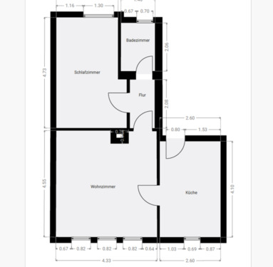 Foto - 2-Zi Wohnung in ruhiger Lage - 330,00&nbsp;EUR Kaltmiete, ca.&nbsp; 50,00&nbsp;m&sup2;