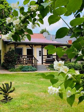 Foto - Ferienhaus Bungalow Nähe Usedom Achterwasser Ostsee