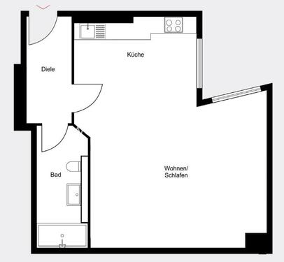 Foto - 1 Zimmer Etagenwohnung in Berlin