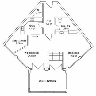 Foto - 3 Zimmer Etagenwohnung zur Miete in Ronnenberg