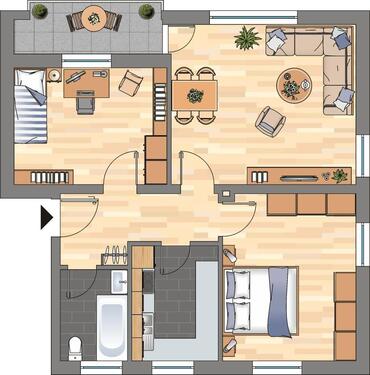 Foto - Etagenwohnung in Rotenburg (Wümme)