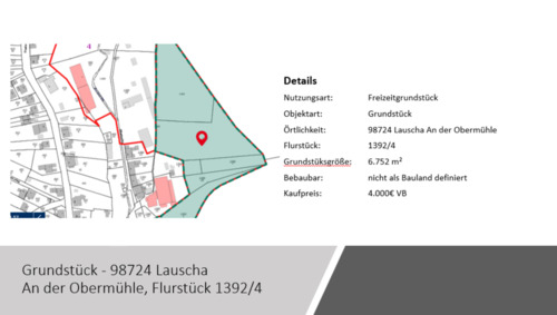 Foto - Grundstück zur Miete in Neuhaus am Rennweg
