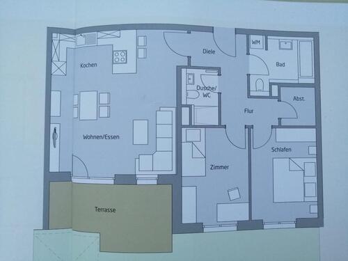 Foto - 3-Zi Wohnung Im Seidenfaden - 1.245,00&nbsp;EUR Kaltmiete, ca.&nbsp; 85,00&nbsp;m&sup2;