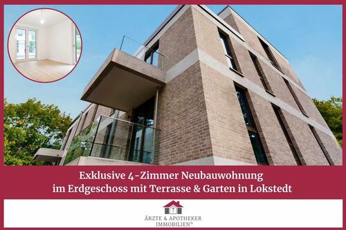 Foto - Exklusive 4-Zimmer Neubauwohnung im Erdgeschoss mit Terrasse & Garten in Lokstedt