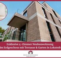 Exklusive 4-Zimmer Neubauwohnung im Erdgeschoss mit Terrasse & Garten in Lokstedt - Hamburg Eppendorf