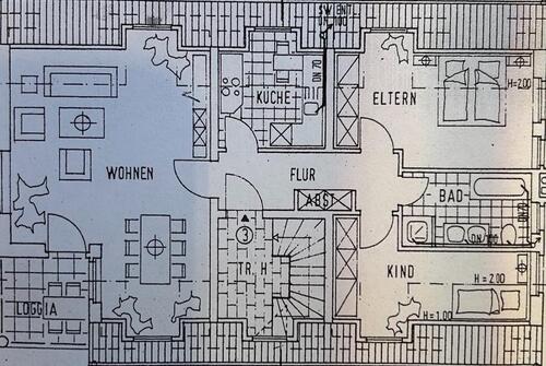 Foto - Helle 3-Zimmer Wohnung mit Südbalkon, Einbauküche und Carport