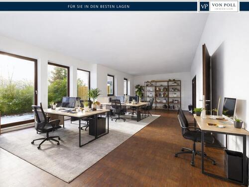Foto - Großzügige, helle Praxis-Büro-Atelierfläche mit großer Außenanlage! Stellplätze inklusive!