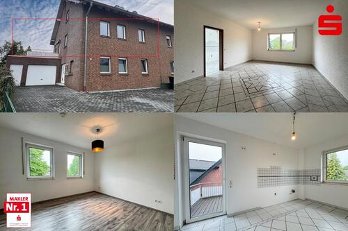 Foto - 2-Zimmer-Wohnung mit geräumiger Dachterrasse in Empel-Rees zu vermieten