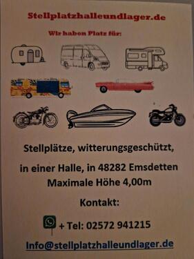 Foto - Stellplatzhalle - 5,00&nbsp;EUR Miete,
