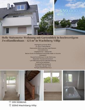 Foto - Helle Maisonette-Wohnung-125m² in Wachtberg-Villip zu verkaufen