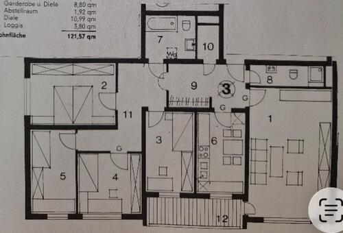 Foto - 1 Zimmer Etagenwohnung zur Miete in Buckenhof