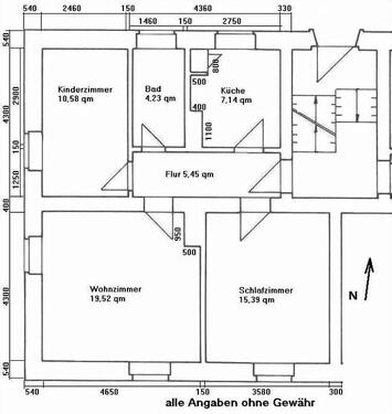 Foto - Erdgeschoßwohnung in Braunsbedra zur Miete