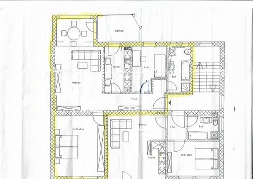 Foto - 3 Raum Wohnung - 780,00 EUR Kaltmiete,