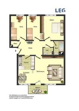 Foto - 4 Zimmer Etagenwohnung zur Miete in Minden