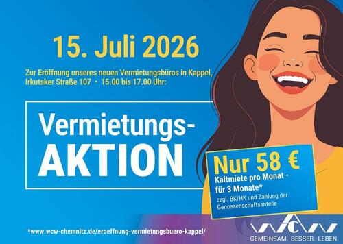 Foto - 58 € Kaltmiete pro Monat* 3-Raumwohnung mit Badewanne