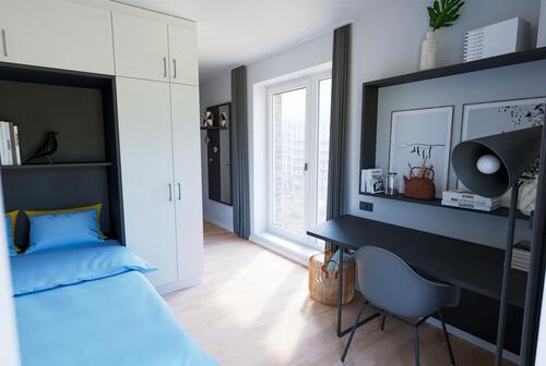 Foto - Smartes Wohnen für Azubis & Studenten – Möbliertes Apartment zur Miete 