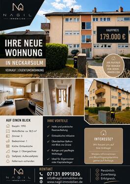 Foto - Gepflegte 3-Zimmer-Eigentumswohnung mit Balkon und Stellplatz