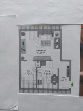 Foto - Nettes 1-Zi-Appartement mit Kü+Bad 33qm Naumburg Nähe Stadtpark