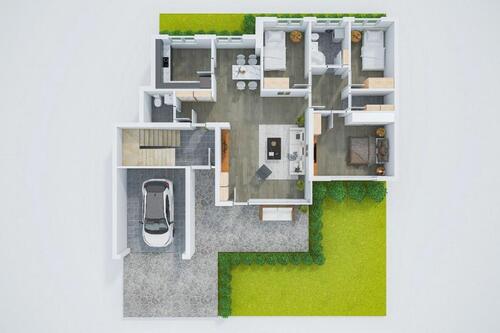 Foto - 4 Zimmer Erdgeschoßwohnung zur Miete in Lingen (Ems)
