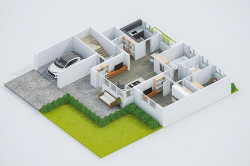 Foto - 4 Zimmer Erdgeschoßwohnung in Lingen (Ems)