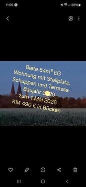 Foto - 2 ZKB EG Wohnung in Bücken - 490,00&nbsp;EUR Kaltmiete, ca.&nbsp; 54,00&nbsp;m&sup2;