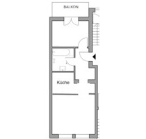 2Zimmer 43m2 renoviert Garten Solingen Mitte