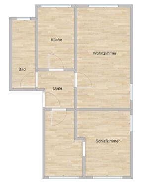 Foto - schöne 2,5 3 Zimmer DG Wohnung in Rheindorf Süd