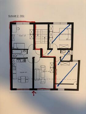 Foto - 2.5 Zimmer Dachgeschoßwohnung zur Miete in Oberhausen