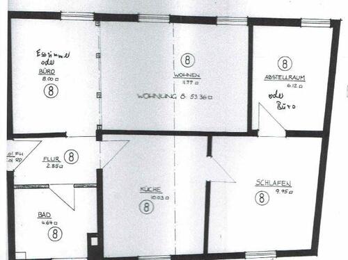 Foto - 3 Zimmer Dachgeschoßwohnung zur Miete in Homberg (Efze)