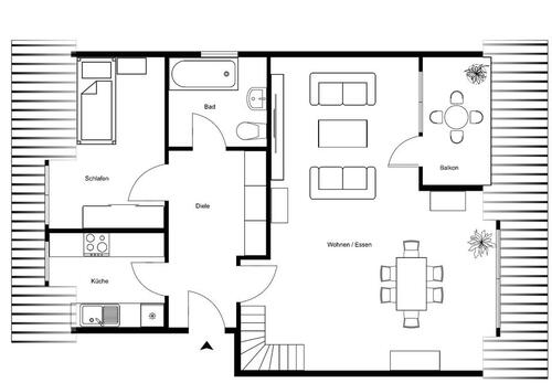 Foto - 3 Zimmer Maisonettenwohnung zum Kaufen in Neustadt am Rübenberge