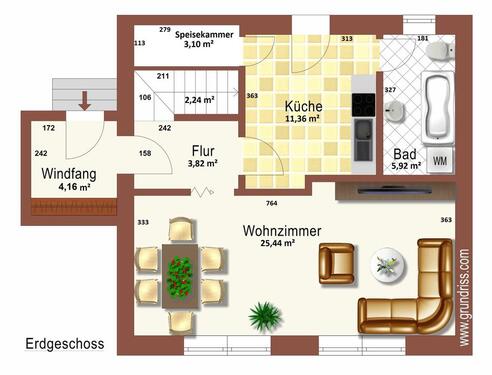 Foto - verkaufe DHH in Grimmen - 160.000,00&nbsp;EUR Kaufpreis, ca.&nbsp; 110,00&nbsp;m&sup2;