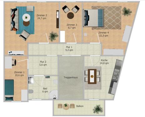 Foto - 4-Zimmer-Wohnung mit Balkon in 56154 Boppard