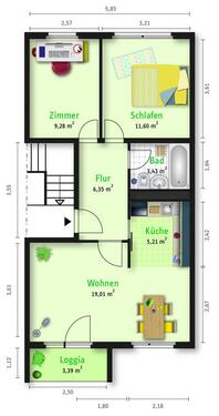 Foto - 3 Zimmer Etagenwohnung in Halle (Saale)
