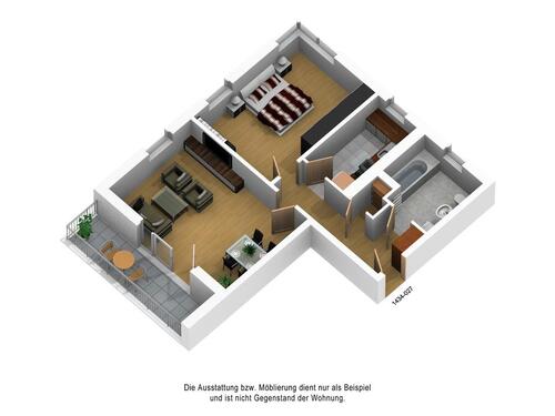 Foto - 2 Zimmer Erdgeschoßwohnung zur Miete in Lübeck