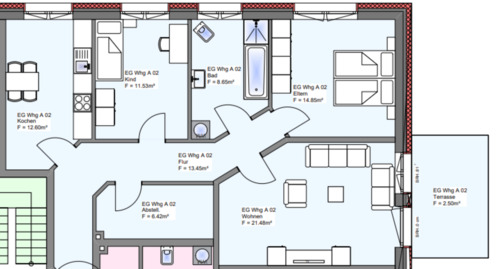 Foto - Erdgeschoßwohnung in Papenburg zur Miete