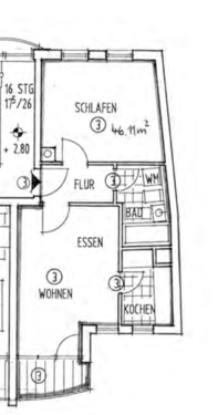 Foto - frisch renovierte 2-Raum-Wohnung in Radebeul mit Balkon