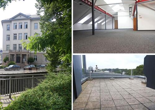 Foto - Große Gewerbeeinheit im Waldstraßenviertel - Glaskuppel & Dachterrasse mit toller Skyline