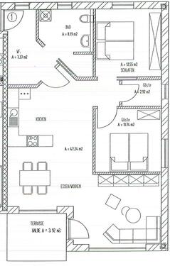 Foto - 3 Zimmer Etagenwohnung zur Miete in Reisbach
