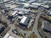 Foto - Gewerbehallen - Autohaus - Industriegebiet Distelfeld