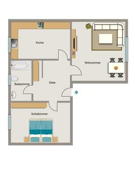 Foto - 2.5 Zimmer Etagenwohnung in Dortmund