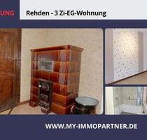 Rehden +++ 3 ZKB Erdgeschosswohnung zu vermieten +++