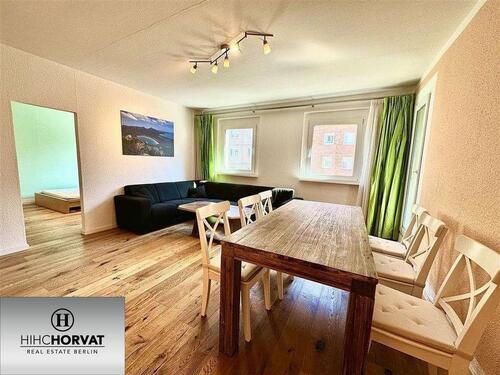 Foto - TOP 3 ZI.-WHG IN TOPLAGE BERLIN-MITTE! VOLL MÖBLIERT! 3.OG, BALKON, EBK, WANNE! AB SOFORT!