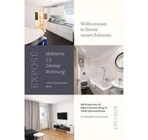 Möblierte 2,5-Zimmer Wohnung mit französischem Balkon - Berlin