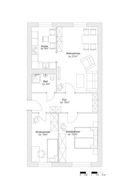 Foto - Etagenwohnung in Prenzlau zur Miete