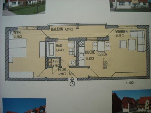 Foto - 2-Zimmer Wohnung 67,4 m2 in AltenuferHengersberg ab 01.07.2026