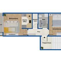 2,5-Zimmer-Wohnung in Bopfingen, 60 Quadratmeter, innenstadtnah